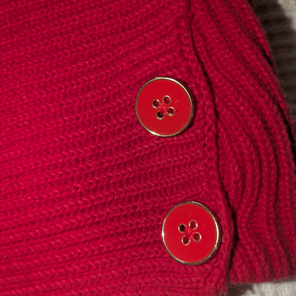 Talbots Ribbed Red Women's Sweater - Picture 4 of 5